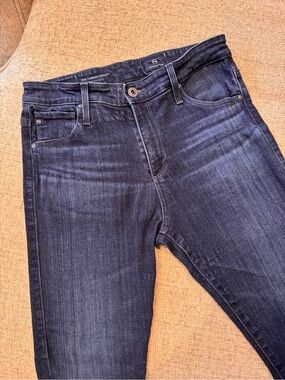 AG Women’s Farrah Skinny High Rise Jeans 28R Dark Wash Stretch
